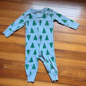 Hanna Andersson | Pine Tree Footie Pajamas 3-6 mo